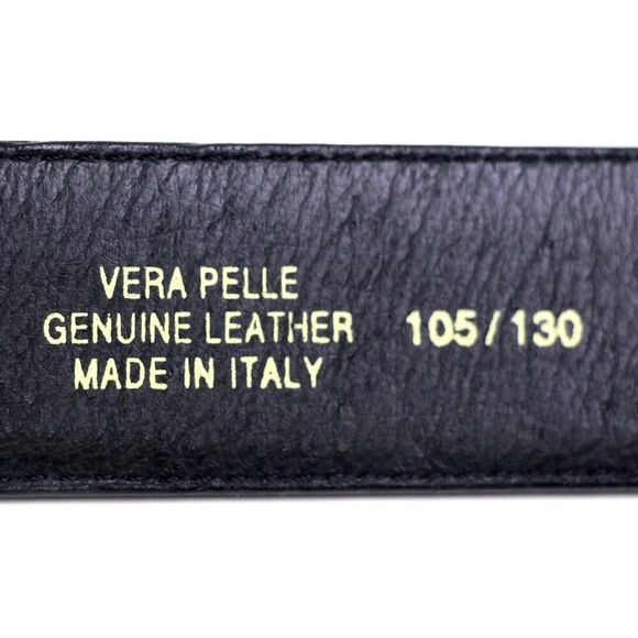 L'Artigiano BLACK REAL LEATHER 1 1/8"Wd CASUAL DRESS MEN'S BELT 38/105-130 (G67 - Picture 10 of 12